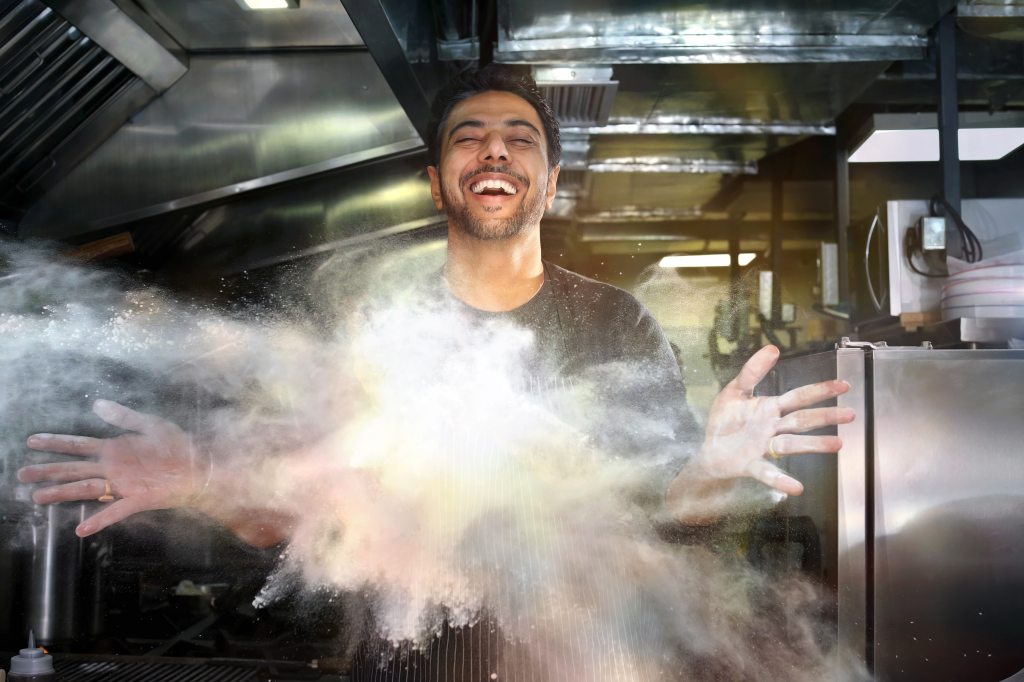 Dancing in the kitchen (photo by Nishant Aneja)